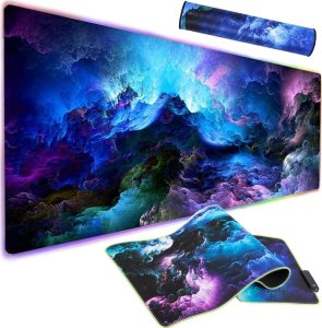 Verk Podświetlana podkłada pod mysz gamingowa led xxl Podświetlana podkłada pod mysz gamingowa led xxl 1