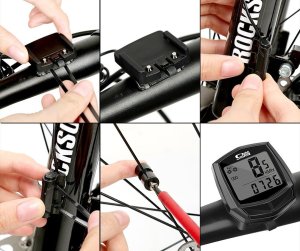 Verk Licznik rowerowy wodoodporny prędkościomierz z lcd Licznik rowerowy wodoodporny prędkościomierz z lcd 9