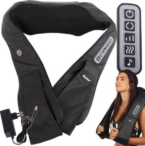 Verk Masażer do szyi karku pleców ciała pas masujący shiatsu relaks poduszka Masażer do szyi karku pleców ciała pas masujący shiatsu relaks poduszka 1