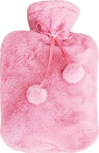 Verk Termofor pluszowy gumowy ogrzewacz termofor duży w pokrowcu miękki futerko Termofor pluszowy gumowy ogrzewacz termofor duży w pokrowcu miękki futerko 4