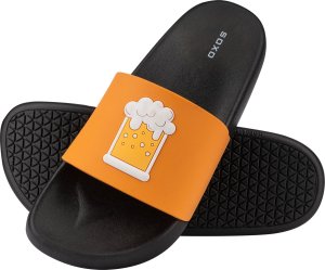 Soxo Premium Klapki Plażowe Damskie Męskie SOXO Piwo | Idealne na Lato Wakacje i na Basen | Gumowe 4243 2
