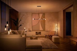 Signify Philips Hue White E27 Filament Globe G125 550lm 2