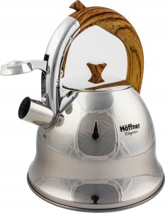 Hoffner Czajnik z Gwizdkiem 3 Litry Indukcja Gaz Stalowy 4