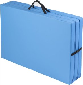 Navas Materac gimnastyczny 3-częściowy 195 cm x 120 cm x 6 cm niebieski 2