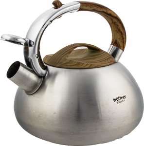 Hoffner Czajnik z Gwizdkiem 3 Litry Indukcja Gaz Stalowy 3