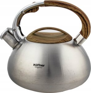 Hoffner Czajnik z Gwizdkiem 3 Litry Indukcja Gaz Stalowy 4