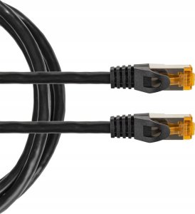 Libox Kabel Ethernet RJ45 LAN kat.6A SFTP LSZH 5M czarny 1