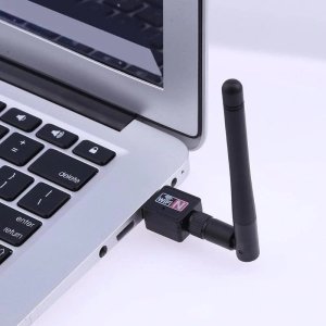 Karta sieciowa SwiatKabli Karta zewnętrzna WIFI + antena 300Mbps USB 4