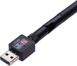 Karta sieciowa SwiatKabli Karta zewnętrzna WIFI + antena 300Mbps USB 5