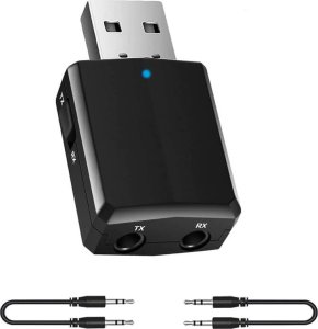 Transmiter FM SwiatKabli Transmiter Odbiornik Nadajnik Bluetooth 5.0 AUX JACK 3,5mm 1