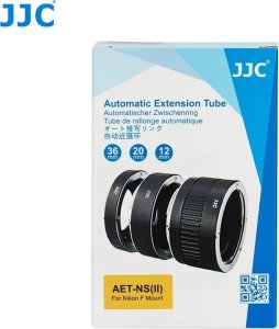 Konwerter JJC Zestaw pierścieni pośrednich macro JJC AET II do Nikon z przeniesieniem automatyki 8