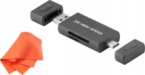 Czytnik JJC Czytnik kart pamięci JJC USB / USB-C SD i microSD (SDXC, SDHC) 1