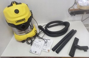 Odkurzacz przemysłowy Karcher Odkurzacz do czyszczenia na sucho i mokro WD 4 P S V-20/5/22 1000 W 2