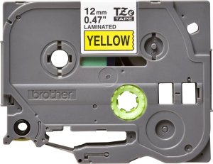Brother TZe-631 Laminated Tape Czarny na Żółtym TZe 8 m 1.2 cm 2