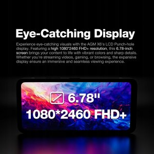 Telefon komórkowy Beafon AGM by Bea-fon X6 rugged (IP68/IP69K/MIL-STD-810H) 3