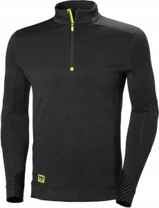 Helly Hansen Koszulka termo Helly Hansen Lifa Half Zip Black 1