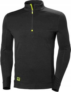 Helly Hansen Koszulka termo Helly Hansen Lifa Half Zip Black 1
