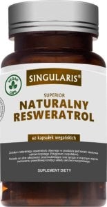 Singularis-Herbs Singularis Naturalny Resweratrol 250mg 60 kapsułek wegańskich 1