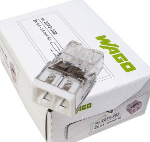 Wago Szybkozłączka 2x 0,5-2,5mm WAGO 2273-202 100szt 1