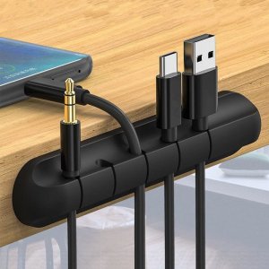 Organizer ER4 ORGANIZER DO KABLI PRZEWODÓW DO BIURKA UCHWYT KLEJ 4