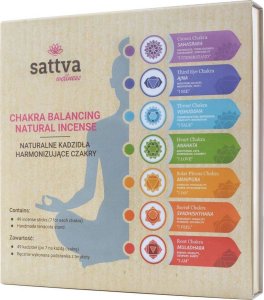 Sattva Chakra Balancing Natural Incense naturalne kadzidła harmonizujące czakry 49szt 1