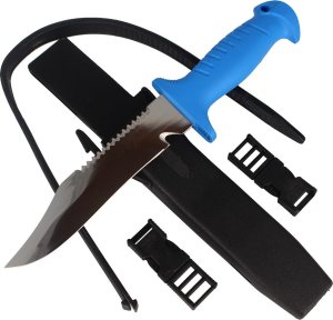 MAC Coltellerie Nóż nurkowy MAC Coltellerie 170mm (SQUALO 17 BLUE) 3