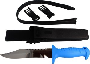 MAC Coltellerie Nóż nurkowy MAC Coltellerie 170mm (SQUALO 17 BLUE) 5