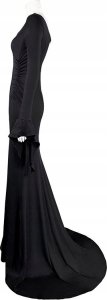 Korbi PRZEBRANIE MORTICIA ADDAMS ADDAMSÓW SUKNIA S/M 3