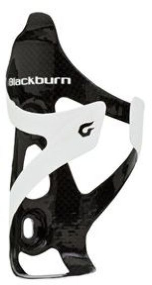 Blackburn Koszyk na bidon karbonowy 30g biało-czarny połysk (BBN-7059578) 1