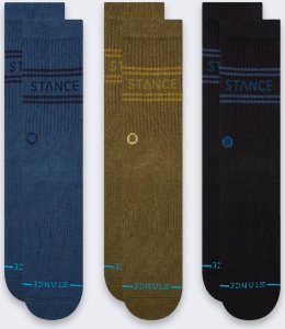 Stance Skarpety Stance Basic Crew 3 pary Army 1