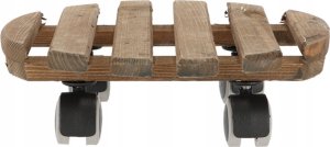 Esschert Design Podstawka na kółkach Platforma jezdna pod donicę 3