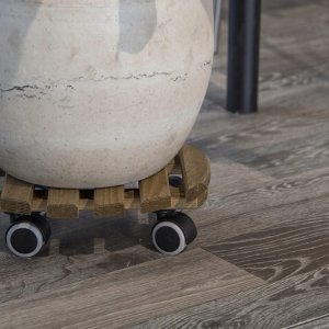 Esschert Design Podstawka na kółkach Platforma jezdna pod donicę 5