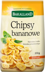 bakalland BAKALLAND Chipsy Bananowe 250g 1