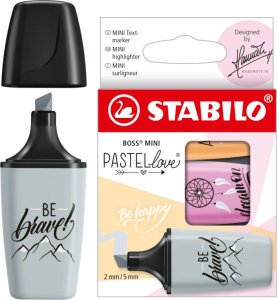 Stabilo Zakreślacz Boss Mini Pastellove 3 kolory STABILO 1