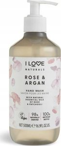 I love I Love, Naturals Collection, Rose & Argan, Liquid Soap, For Hands, 500 ml Unisex 2
