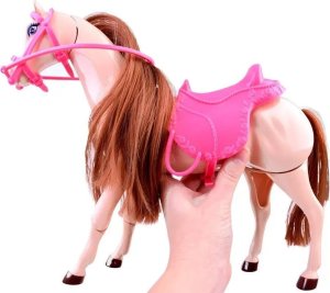 Anlily Lalka Dżokejka z koniem chodzącym ZA2454 2