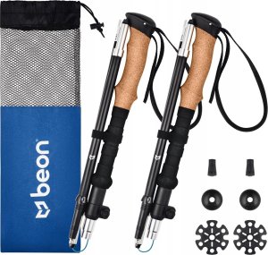 Beon Kije trekkingowe Beon Fold Black 2