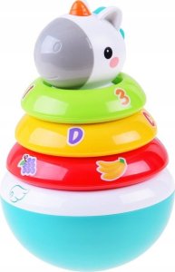 HOLA Piramida wańka wstańka grzechotki układanka ZA3089 2