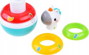 HOLA Piramida wańka wstańka grzechotki układanka ZA3089 3