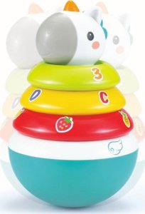 HOLA Piramida wańka wstańka grzechotki układanka ZA3089 6