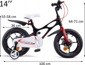 Royalbaby RoyalBaby Rower 14" Space Shuttle + pchacz RB14-22 8