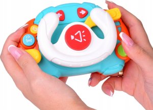 Jokomisiada Interaktywna sensoryczna Kierownica dla dzieci światło, dźwięk ZA5189 4