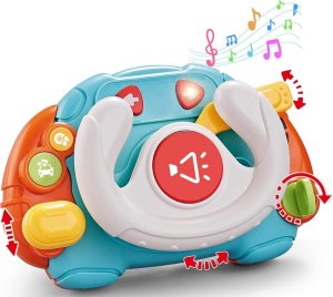 Jokomisiada Interaktywna sensoryczna Kierownica dla dzieci światło, dźwięk ZA5189 7