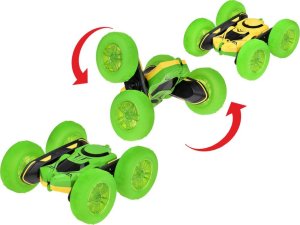 Jokomisiada Szalone Autko 360 stopni dwustronne STUNT CAR obrót świecące koła RC0675 7