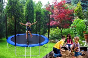 R-Sport Trampolina Ogrodowa 6FT 183 cm siatka drabinka R-Sport 2