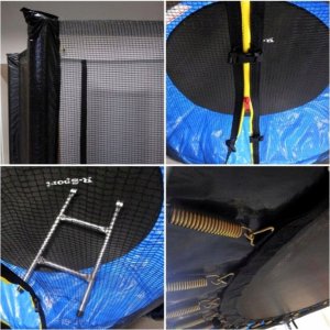 R-Sport Trampolina Ogrodowa 6FT 183 cm siatka drabinka R-Sport 5