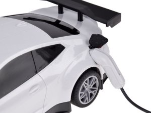 Jokomisiada Autko + stacja ładowania Samochód elektryczny kolorowe światła RC0687 11