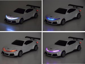 Jokomisiada Autko + stacja ładowania Samochód elektryczny kolorowe światła RC0687 13