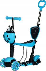 Hulajnoga R-Sport Hulajnoga H3 NIEBIESKA Jeździk 5w1 R-Sport Świecące koła LED 14