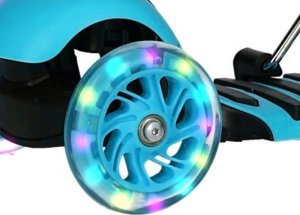 Hulajnoga R-Sport Hulajnoga H3 NIEBIESKA Jeździk 5w1 R-Sport Świecące koła LED 19